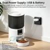 Intelligent fully automatic pet feeder, timed and quantitative feeding, remote control for more peace of mind