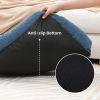 Small Dog Bed with Anti-slip Bottom, Cat Bed with Removable Washable Cover, Plush Pet Bed for Dogs and Cats, Cute Dog Pillow Bed